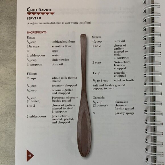 Seasons Of Santa Fe Cookbook 2002 Kitchen Angels Spiral Bound Recipes Photos - Picture 7 of 15